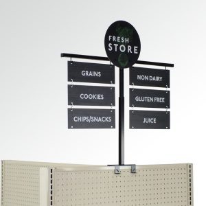 aisle signage end cap