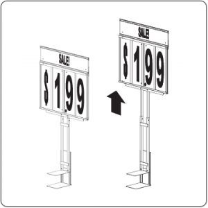 pallet sign holder