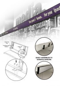 Telebracket shelf