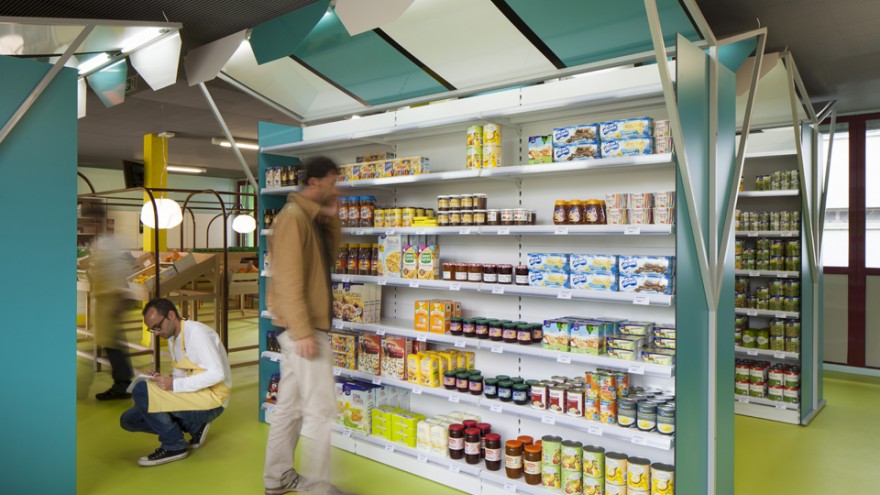 Pop up grocery