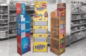 Free standing display unit di supermarket