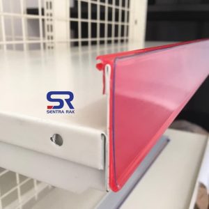 Rail Card Lis Harga Price Card Tipe Selip Alfamart 49 X 90 cm MERAH 4