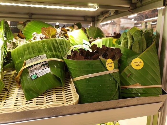 Mengganti bungkus plastik dengan daun 1
