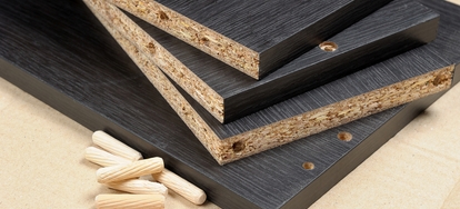 Particle board