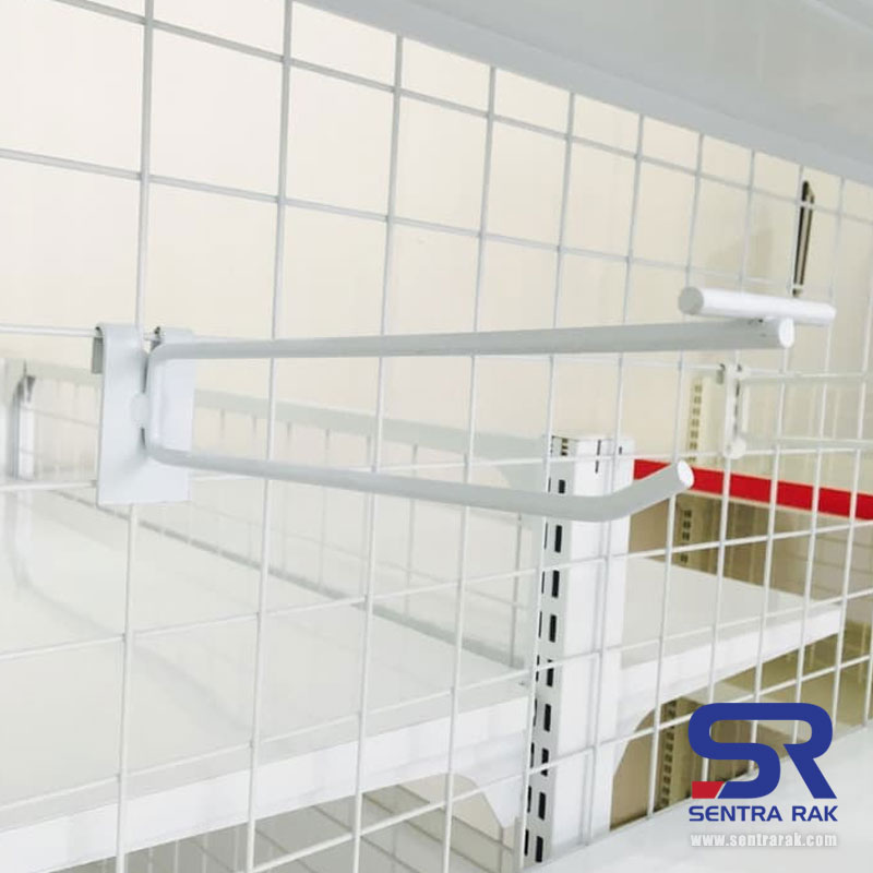 Jual Hook dobel untuk Rak Mesh Toko