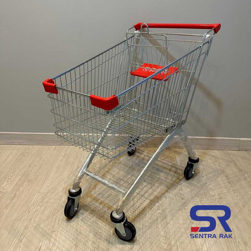 Trolley Belanja Trolley Supermarket 100 liter - Image 5
