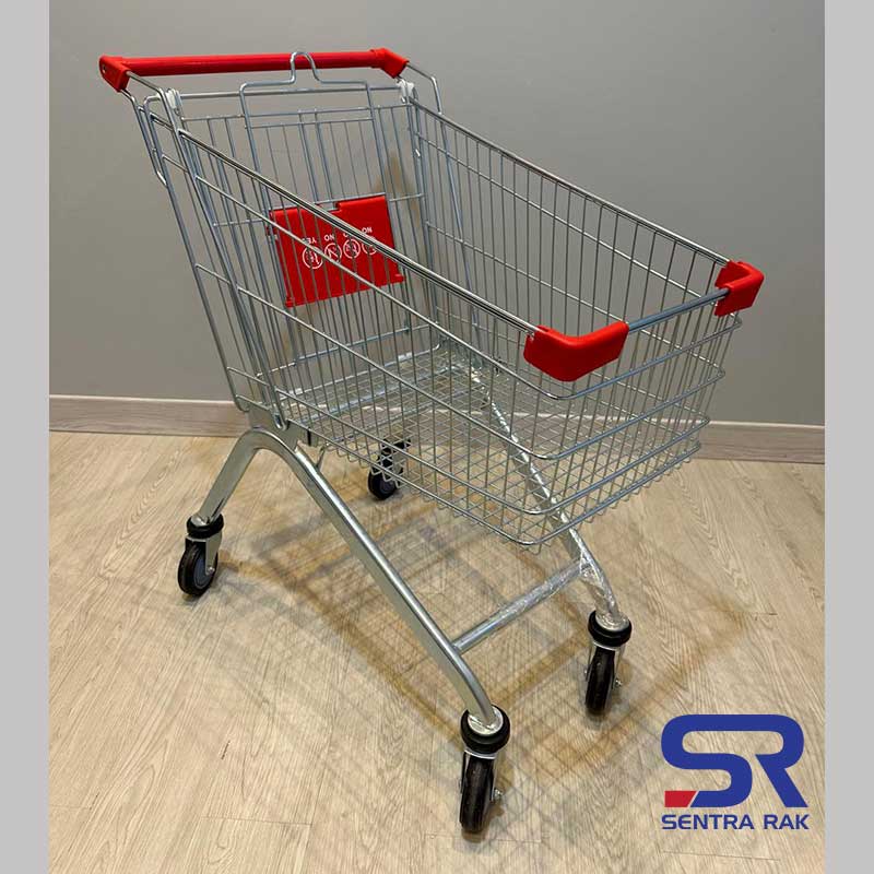 Trolley Belanja Trolley Supermarket 100 liter - Image 4