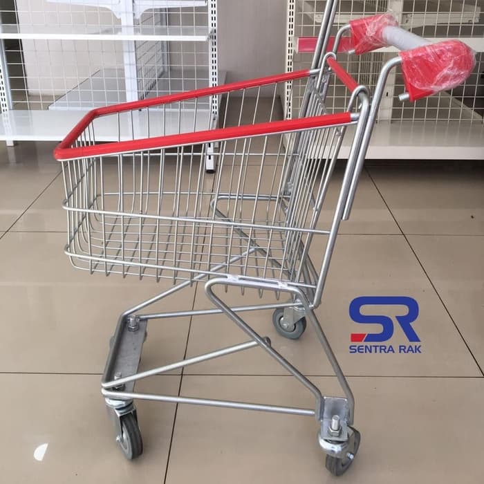 Trolley Belanja Kecil Kaps 22 liter Merah 2