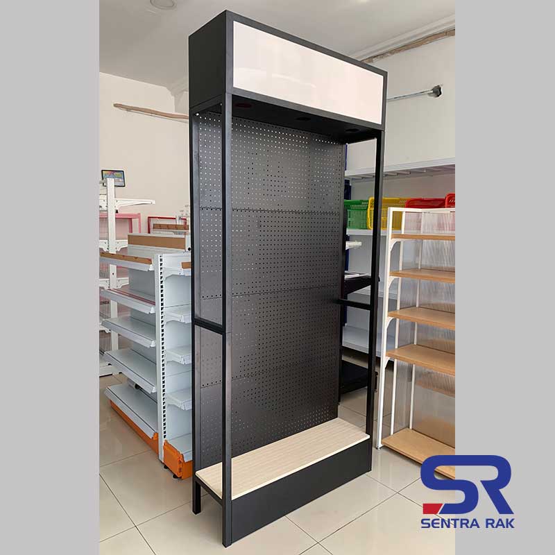 Rak Promo Perforated with Light Box - Black - Image 7