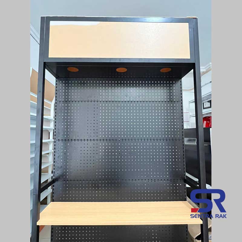 Rak Promo Perforated with Light Box - Black - Image 10
