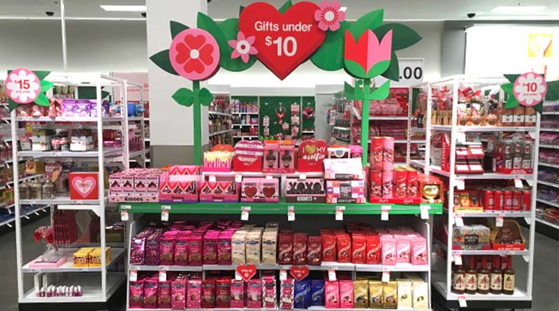 Display valentine toko