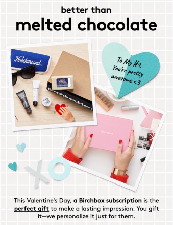 Kreasi paket valentine toko ritel
