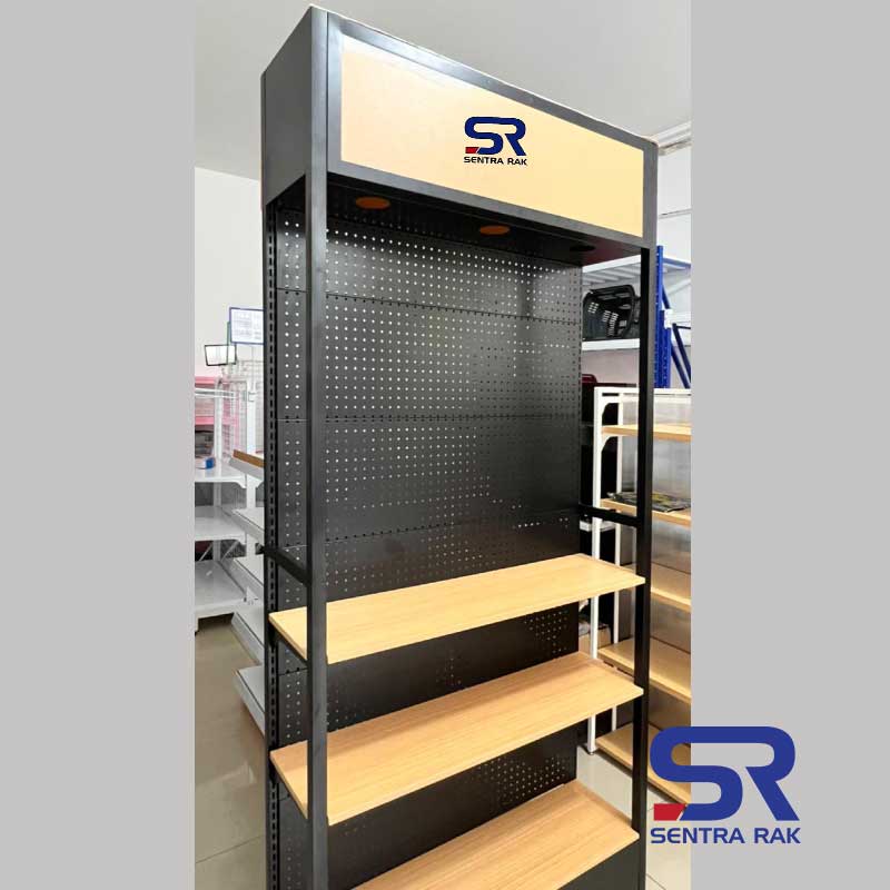Rak Promo Perforated with Light Box - Black - Image 15