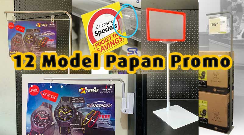 10 Model Papan Promo Pop Up Sentra Rak