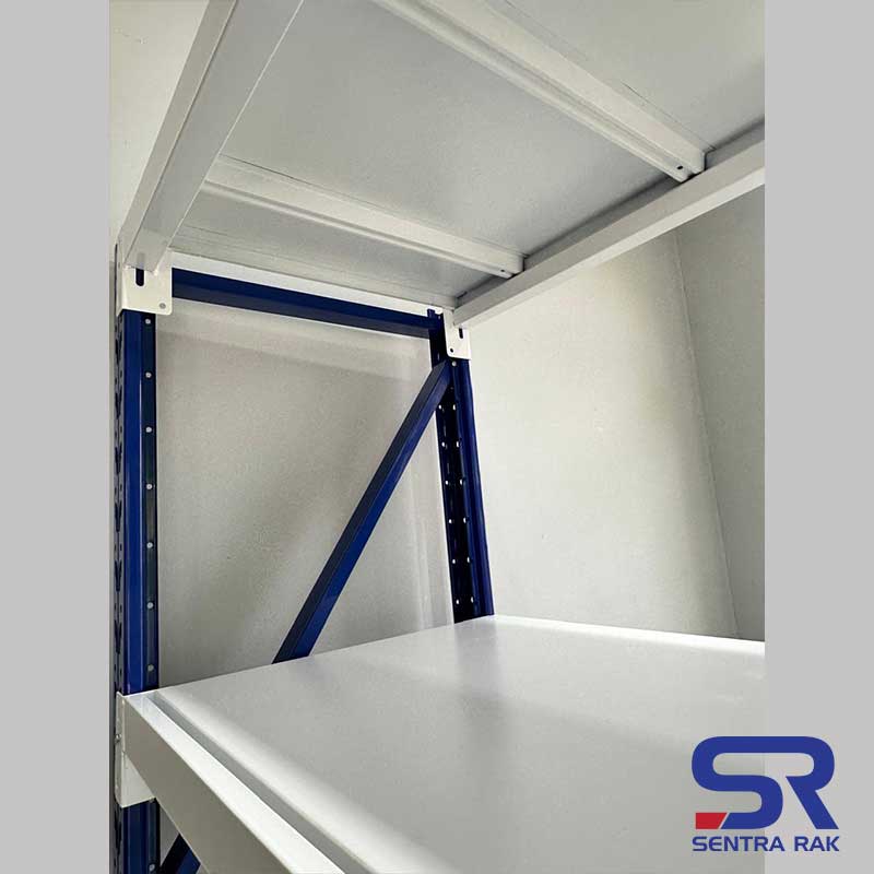 Rak Gudang Medium Duty 4 Susun Kapasitas 1.400 kg- Ukuran : 200 x 200 x 60 cm-Starting - Image 7