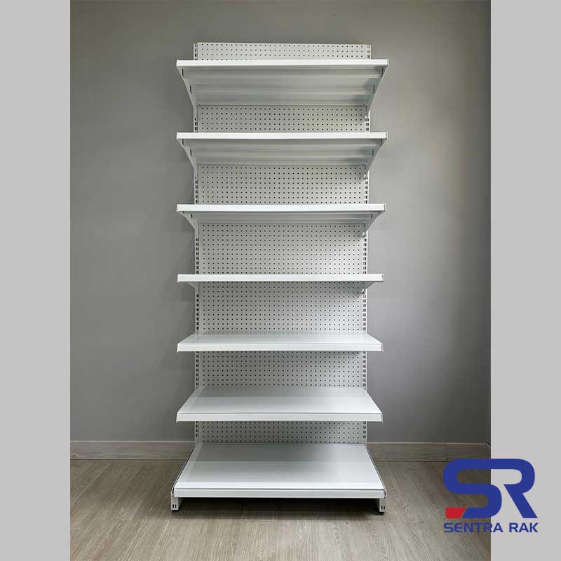 Wall Gondola Backpanel Perforated - Jointing (Rak Supermarket 80 kg)