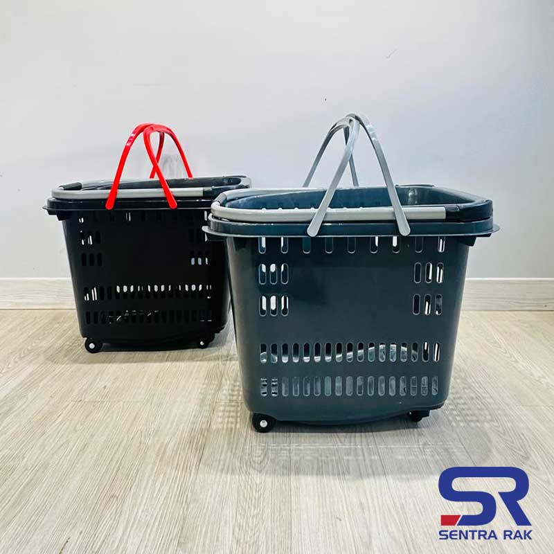 Keranjang Tarik Premium Alumunium Handle Kapasitas 45 L - Image 24