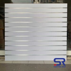 Wooden Slatwall panel L1220 H1220 -  MDF finishing Melamine