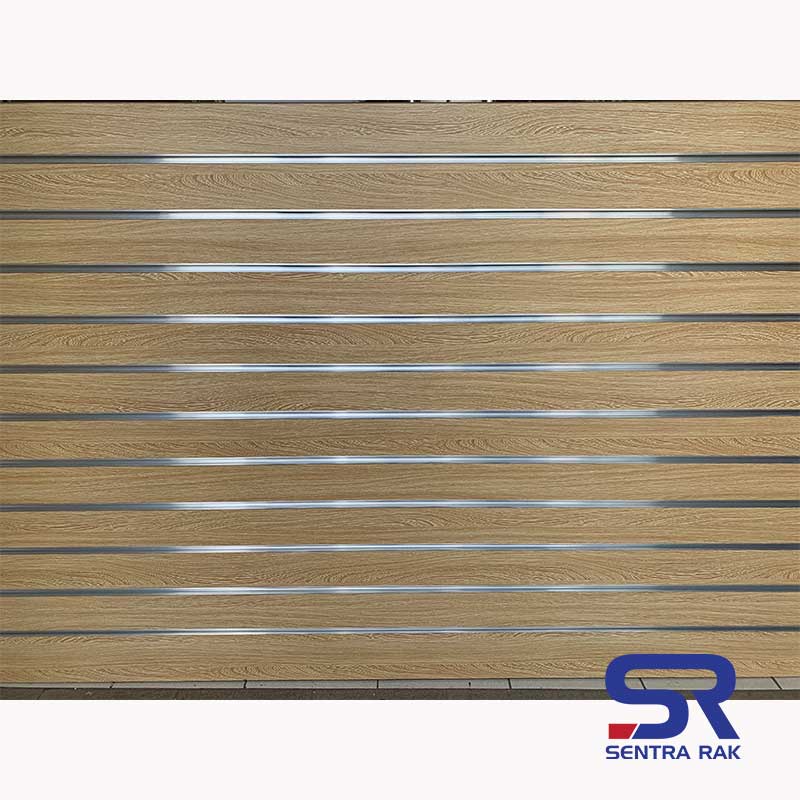 Wooden Slatwall panel L2440 H1220 - Motif Kayu (Wooden) - Image 2
