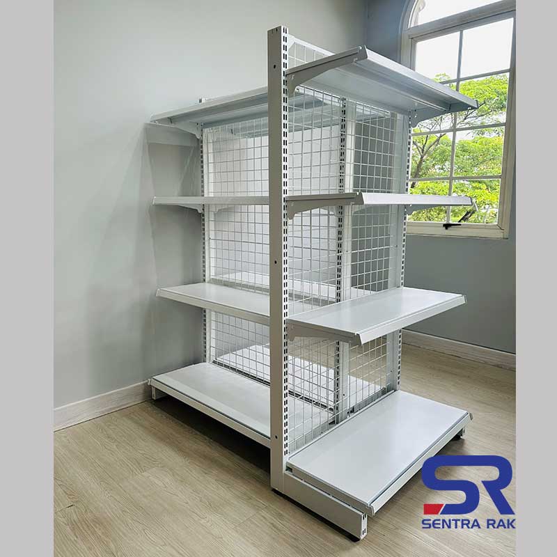 Rak Minimarket SR Double (120x90x35 cm) - 4 susun - Starting - Image 9