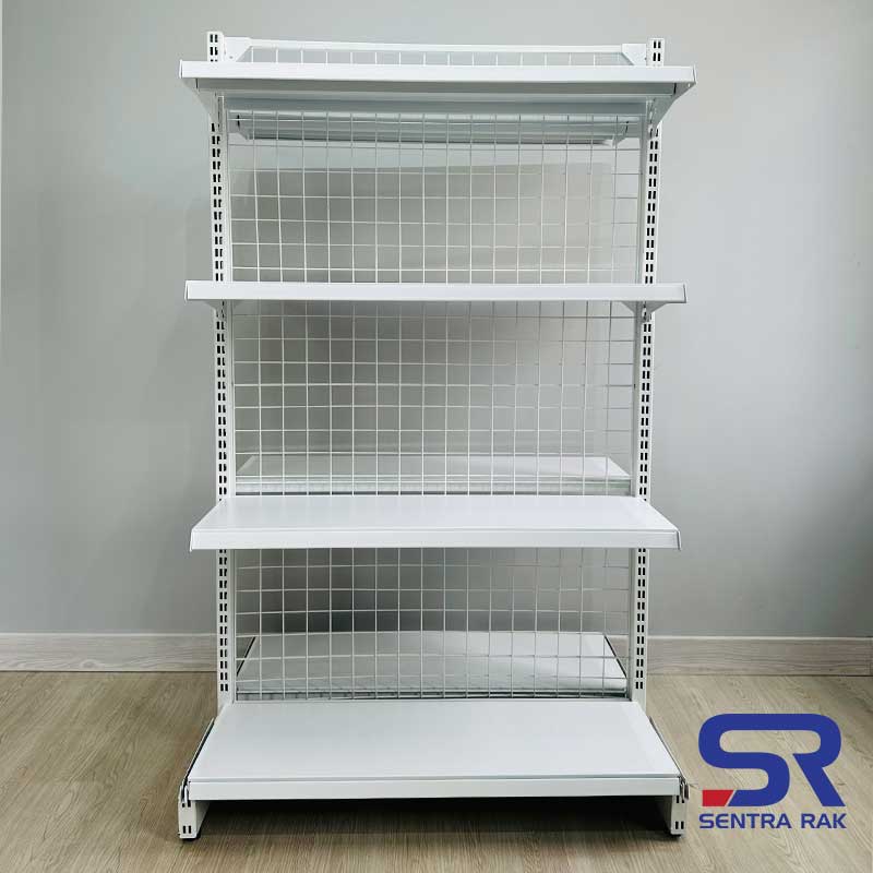 Rak Minimarket SR Double (120x90x35 cm) - 4 susun - Starting - Image 2