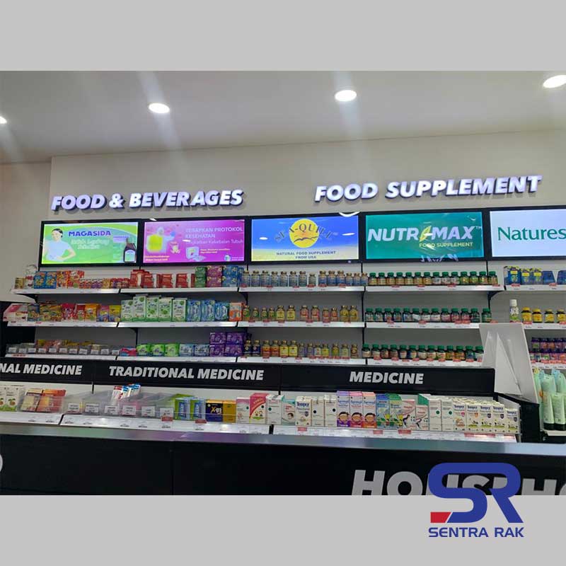 Rak Apotik Wall With Led Signage - Image 9