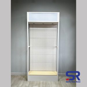 Rak Promo Perforated With Light Box - White