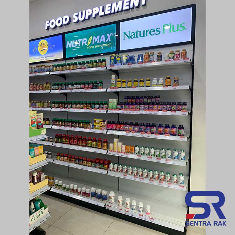 Rak Apotek with LED Slim Signage 2