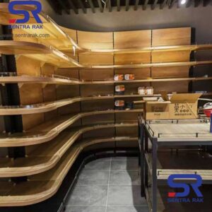 Rak Supermarket Wooden Finished Wall 110 dan 80kg 2
