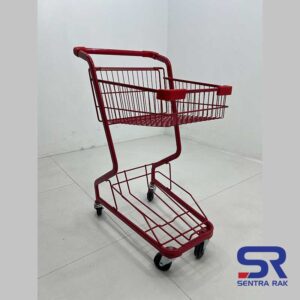 Trolley Belanja 2 susun