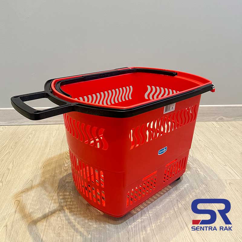 Keranjang Tarik 4 Roda Kapasitas 40 Liter - Image 5