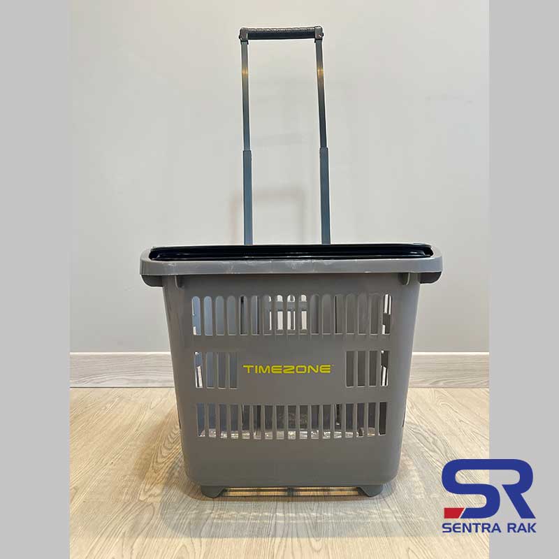 Keranjang Tarik Import Single Handle - 2 Roda - Image 3