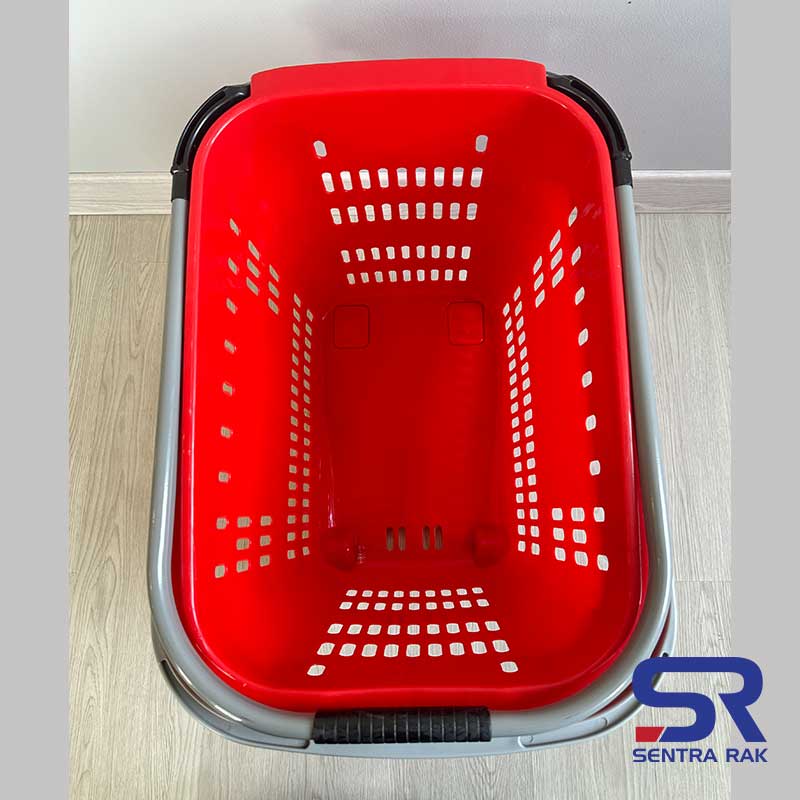 Keranjang Tarik Premium Alumunium Handle Kapasitas 45 L - Image 6