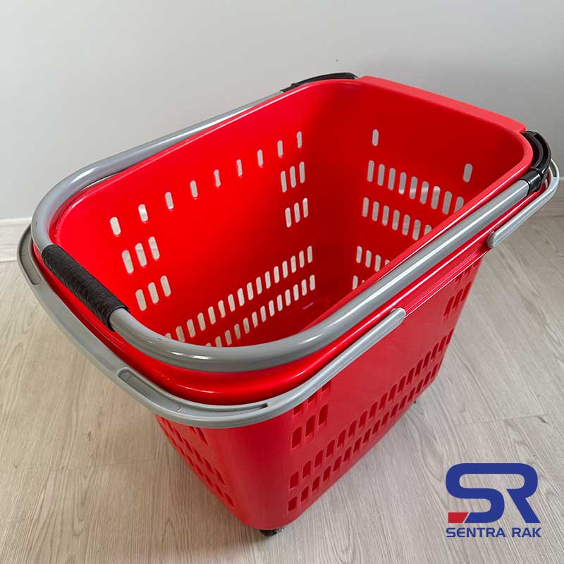 Keranjang Tarik Premium Alumunium Handle Kapasitas 45 L - Image 5