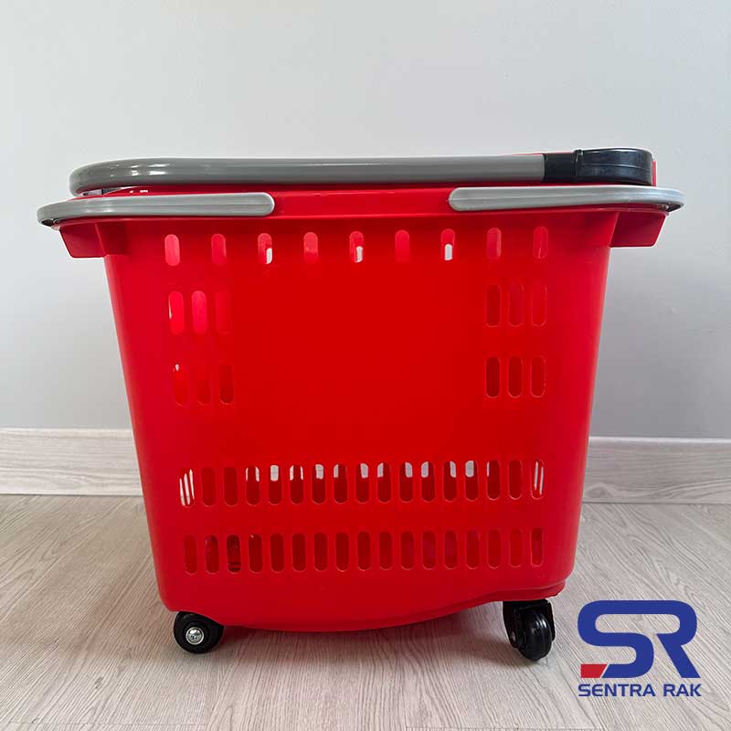 Keranjang Tarik Premium Alumunium Handle Kapasitas 45 L - Image 4