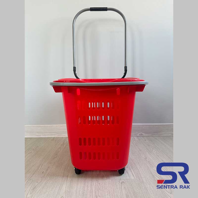 Keranjang Tarik Premium Alumunium Handle Kapasitas 45 L - Image 3