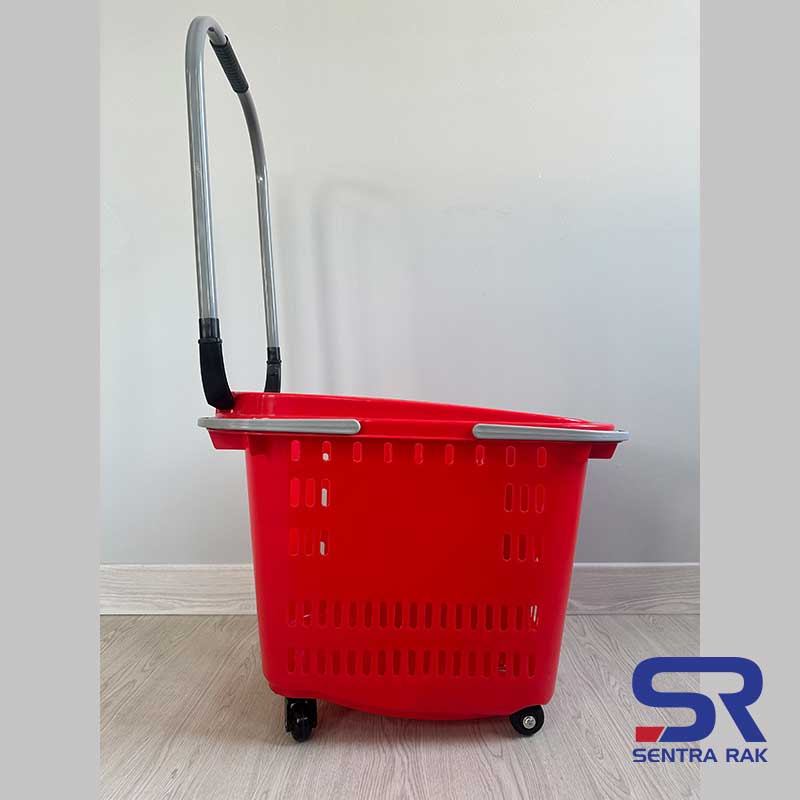 Keranjang Tarik Premium Alumunium Handle Kapasitas 45 L - Image 2