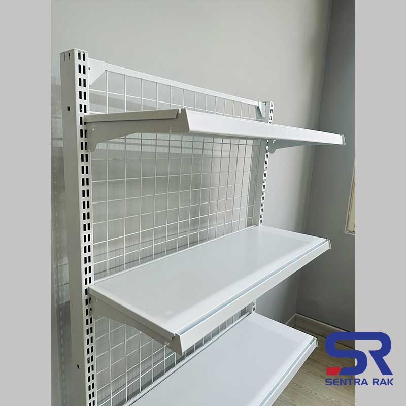 Rak Minimarket SR Single / End Cap (120x80x35 cm) - 4 susun - Image 5