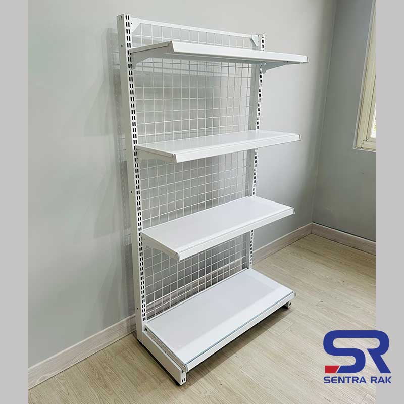 Rak Minimarket SR Single / End Cap (120x80x35 cm) - 4 susun - Image 11