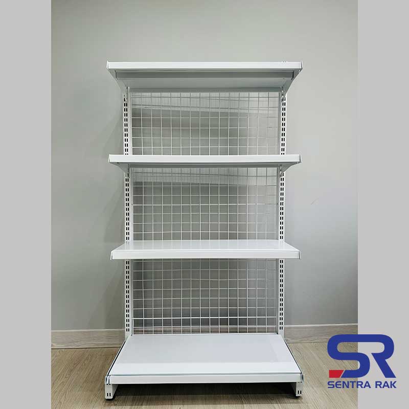 Rak Minimarket SR Single / End Cap (120x80x35 cm) - 4 susun - Image 10