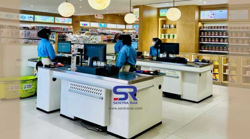 Meja Kasir Cerminan Profesionalisme Bisnis Anda di Minimarket Supermarket