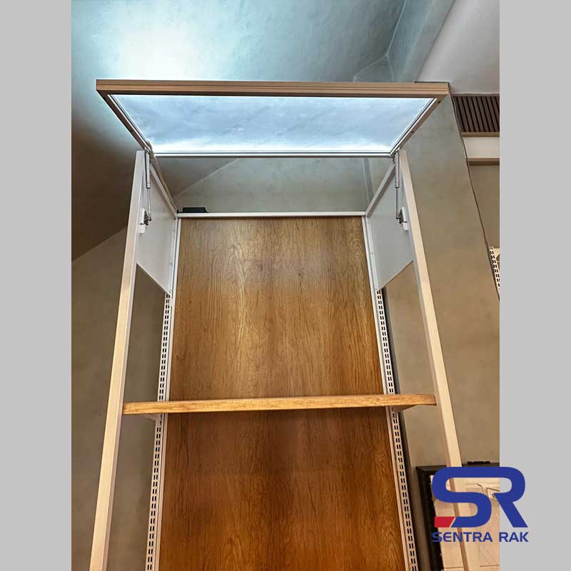 Rak Supermarket Wooden Backpanel Tipe Frame - Image 12