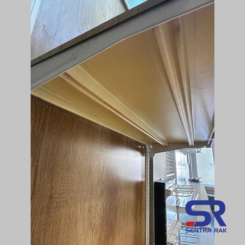 Rak Supermarket Wooden Backpanel Tipe Frame - Image 9