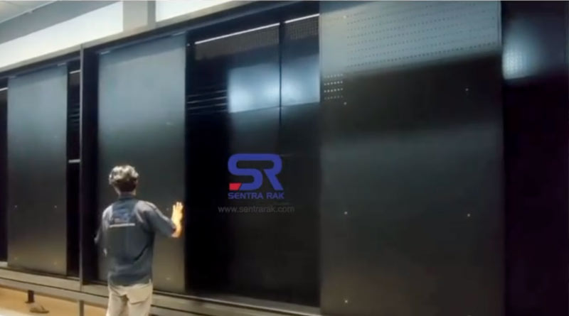 Mobile Racking Rak Geser Display